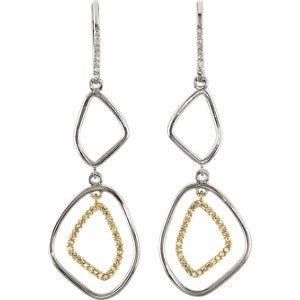 Open Silhouette Dangle Earrings