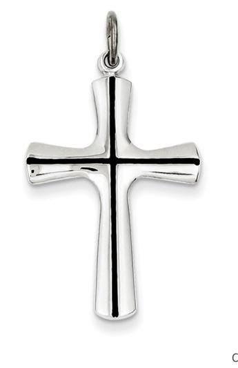 Sterling Silver Enamel Cross Pendant