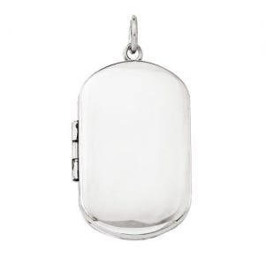 Build Your Own- 2-Picture Dog Tag Locket
