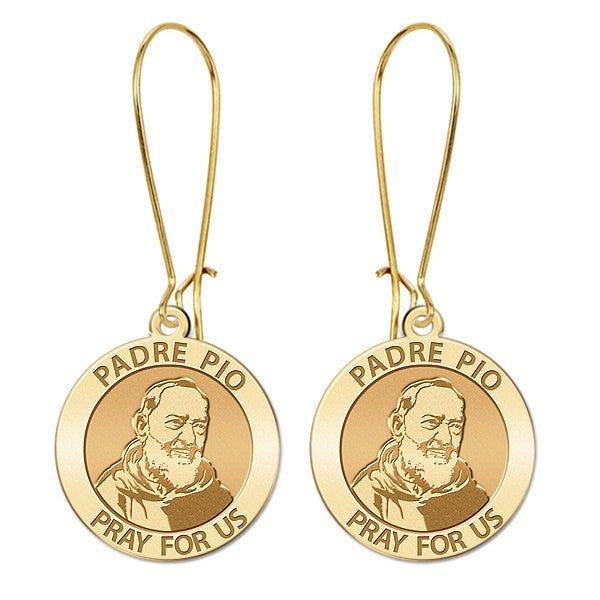 Padre Pio Earrings "EXCLUSIVE"