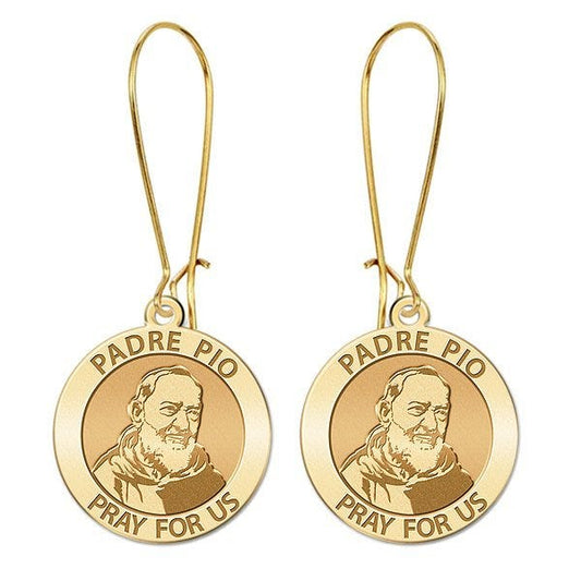 Padre Pio Earrings "EXCLUSIVE"
