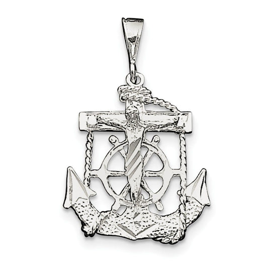 Sterling Silver Mariner Cross Pendant