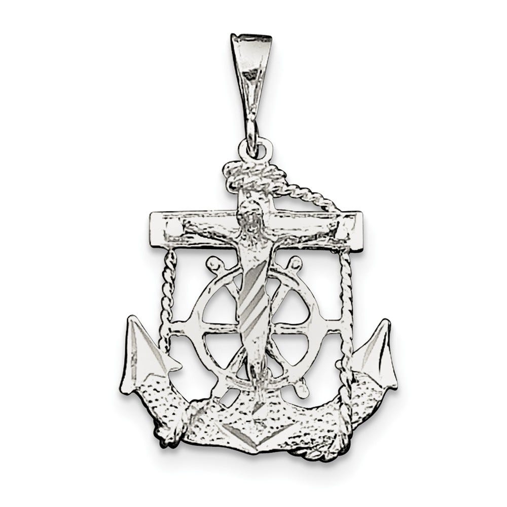Sterling Silver Mariner Cross Pendant