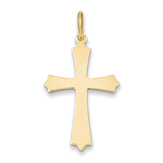 14k Polished Cross Pendant