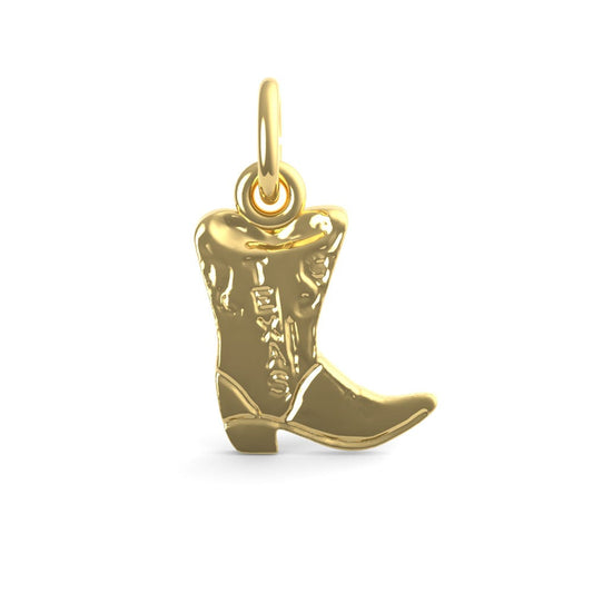 Texas Cowboy Boot Charm