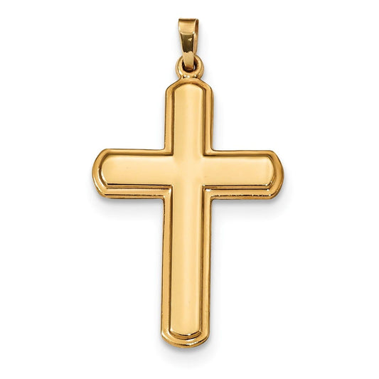 14k Polished Latin Cross Pendant
