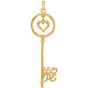Love is Key Pendant