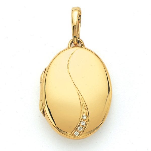 Victor Mayer 18K Gold Diamond Locket