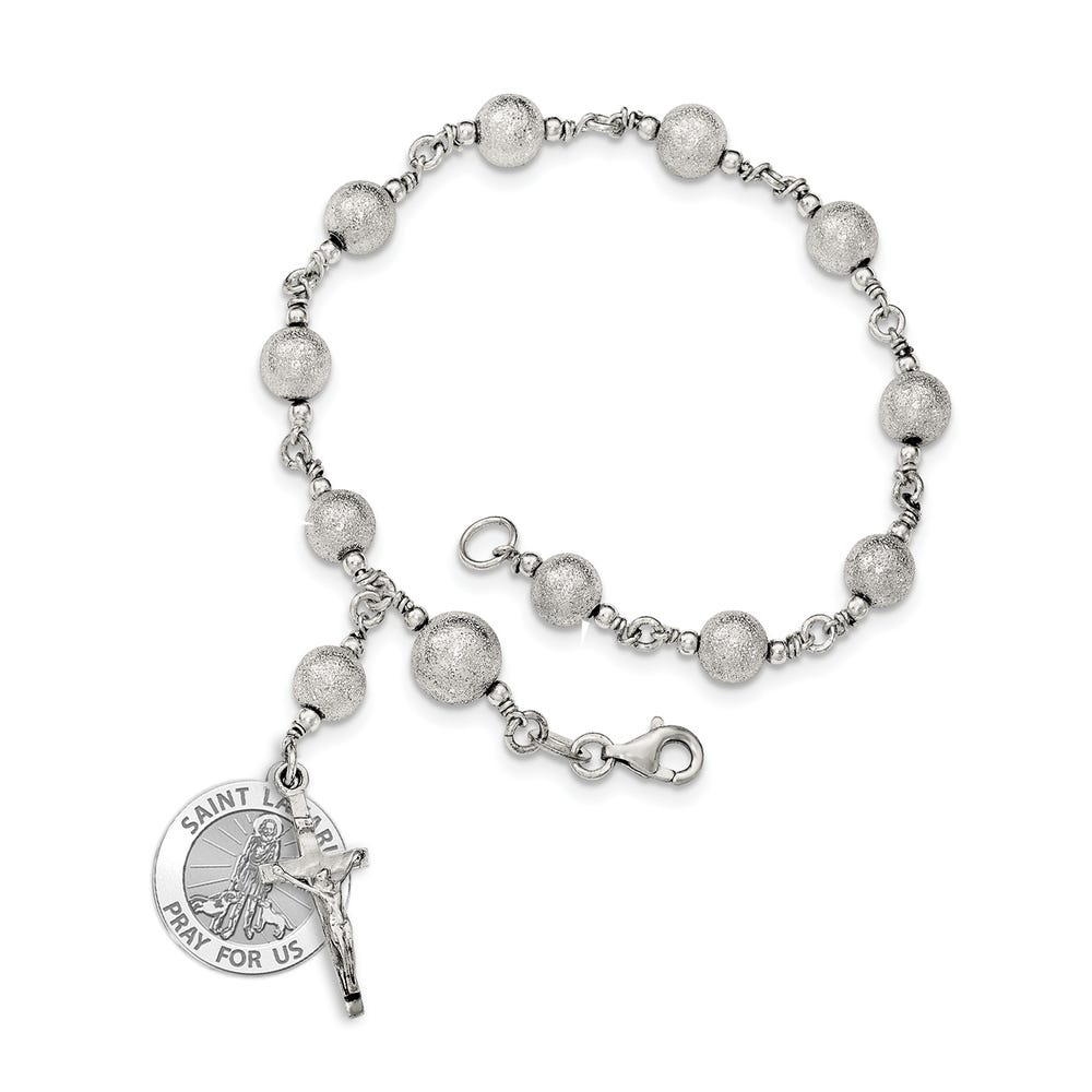 Saint Lazarus Rosary Bracelet "EXCLUSIVE"