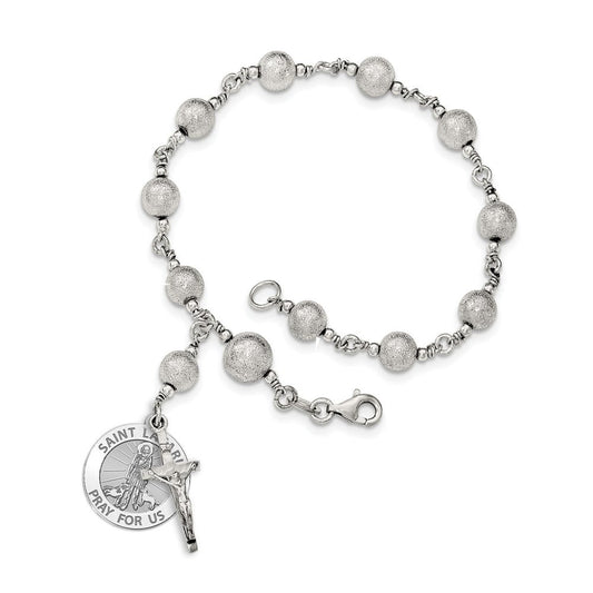Saint Lazarus Rosary Bracelet "EXCLUSIVE"
