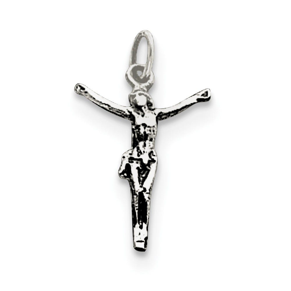 Sterling Silver Corpus (Crucified Christ) Charm