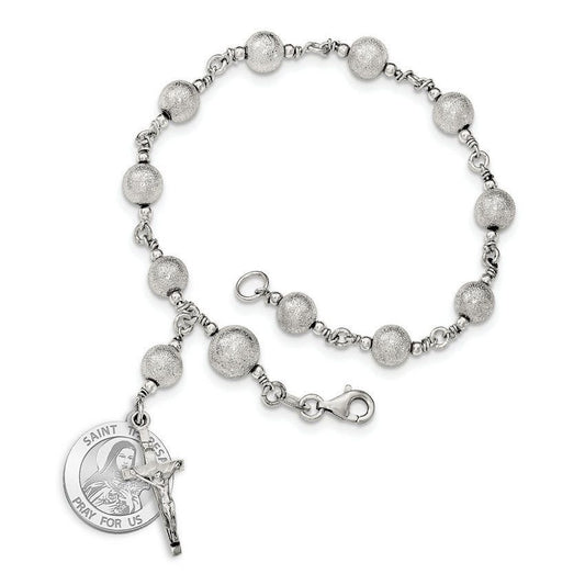 Saint Theresa Rosary Bracelet  "EXCLUSIVE"