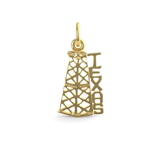 Texas Oil Rig Charm