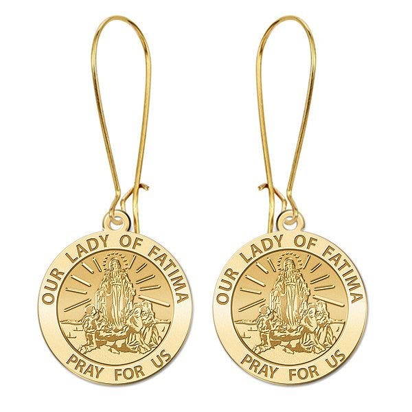 Our Lady of Fatima Earrings "EXCLUSIVE"