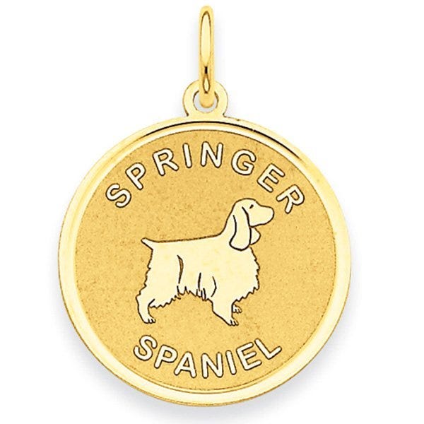 Springer Spaniel Disc Charm or Pendant