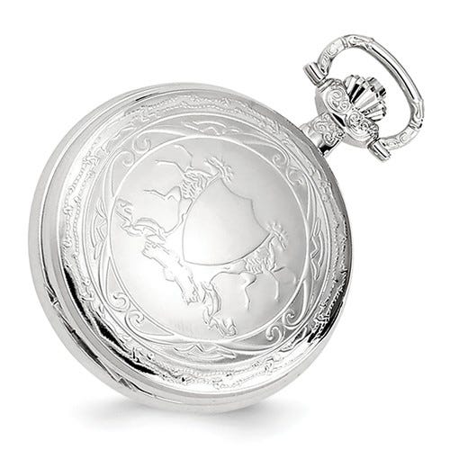Charles-Hubert Paris Hunter Case Quartz Pocket Watch