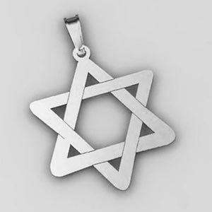 "Star of David" Cut-Out Pendant