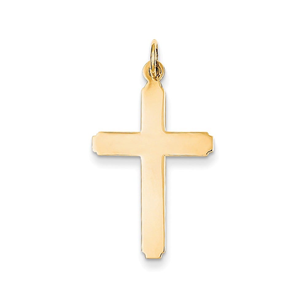 14k Polished Cross Pendant