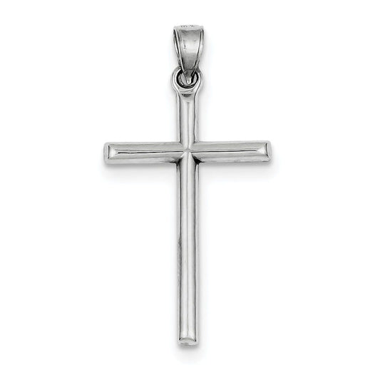 Sterling Silver Rhodium-plated Latin Cross Pendant