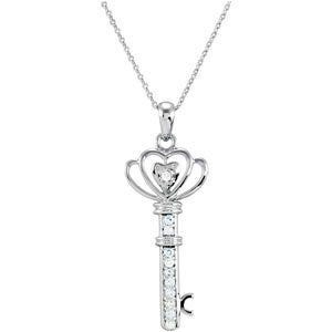 The Family Key of Love Pendant