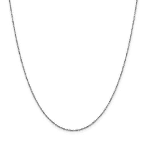 14K White Gold 1.5 mm Rolo Chain