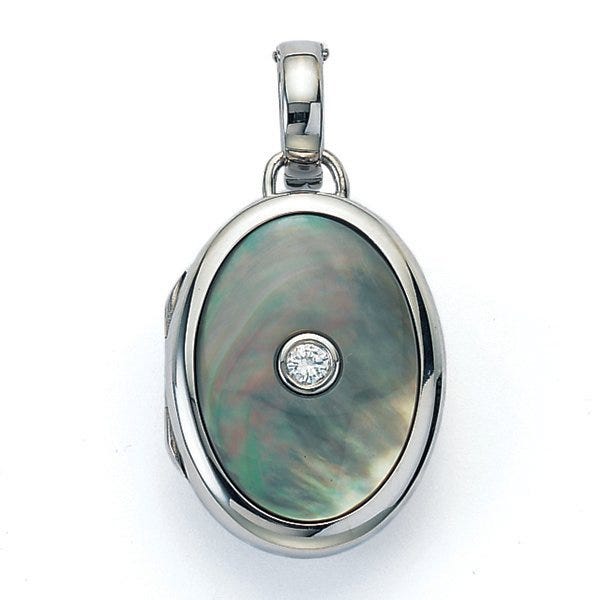 Victor Mayer 18K Gold Diamond Locket