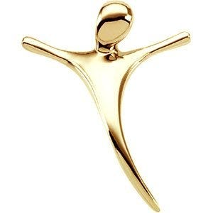 14K Yellow Gold CRUCIFIX PENDANT