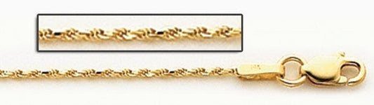 14K Yellow Gold 3.2mm Cable Link Chain