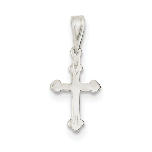 Sterling Silver Polished Children's Cross Pendant