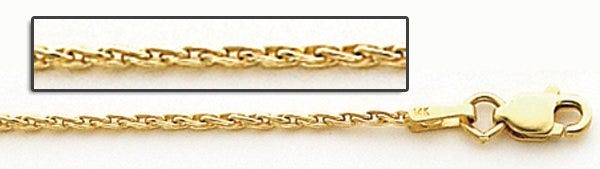 14K Yellow Gold 1.8mm Parrisan Wheat Chain