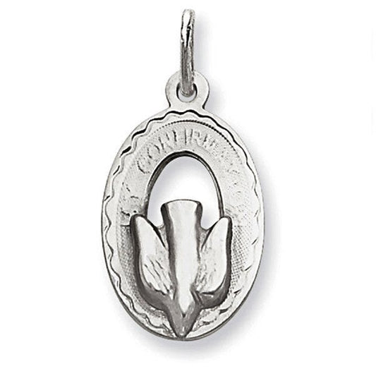 "My Confirmation" Dove Cut-out  Religious Medal