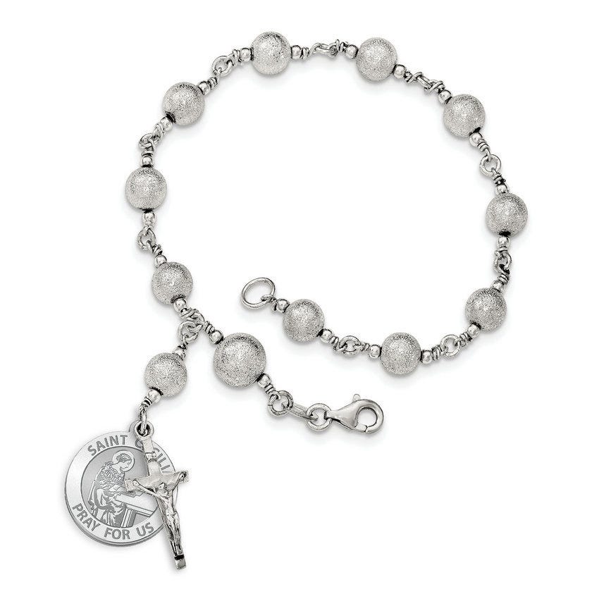 Saint Cecilia Rosary Bracelet "EXCLUSIVE"