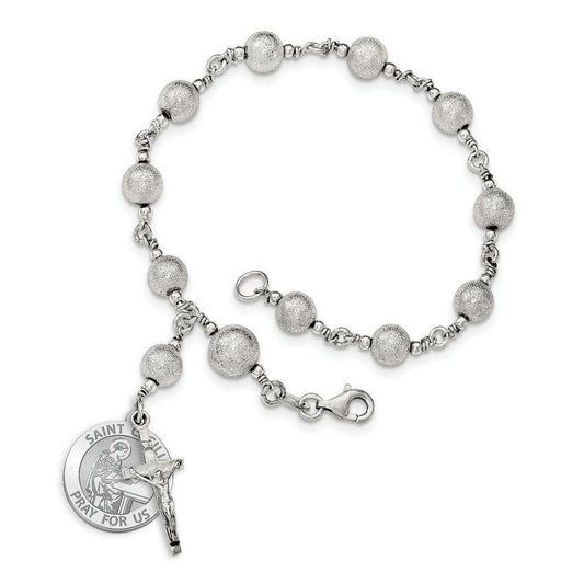 Saint Cecilia Rosary Bracelet "EXCLUSIVE"