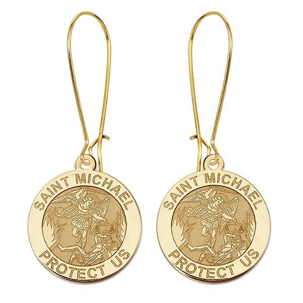 Saint Michael Earrings "EXCLUSIVE"