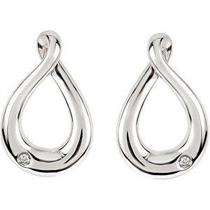 .015 ct tw Diamond Earrings