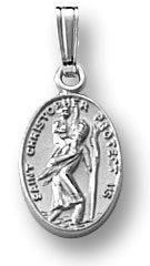 Sterling Silver Children's Saint Christopher Medal
