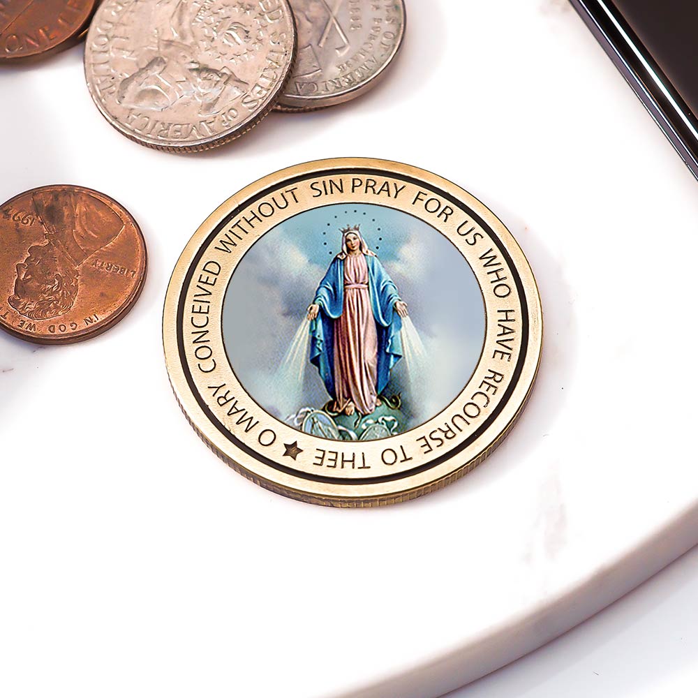 Exclusive Miraculous Medal Pocket Coin / Keepsake