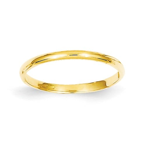 14k Yellow Gold Children's Polished Ring