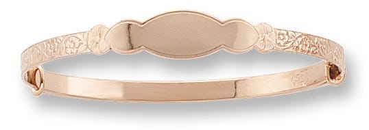 14K Yellow Gold Children's Adjustable Bangle Bracelet