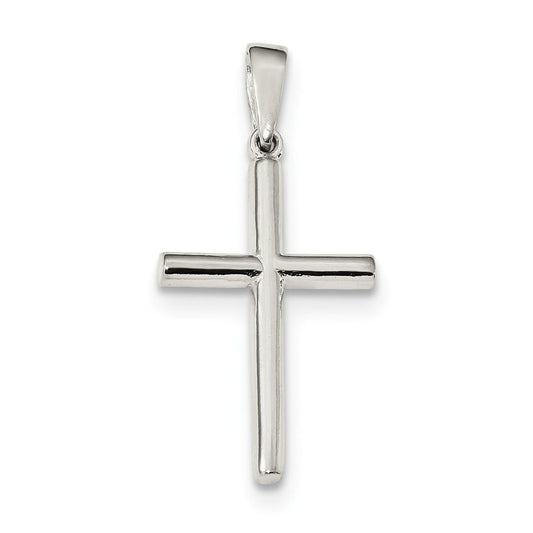 Sterling Silver Polished Cross Pendant