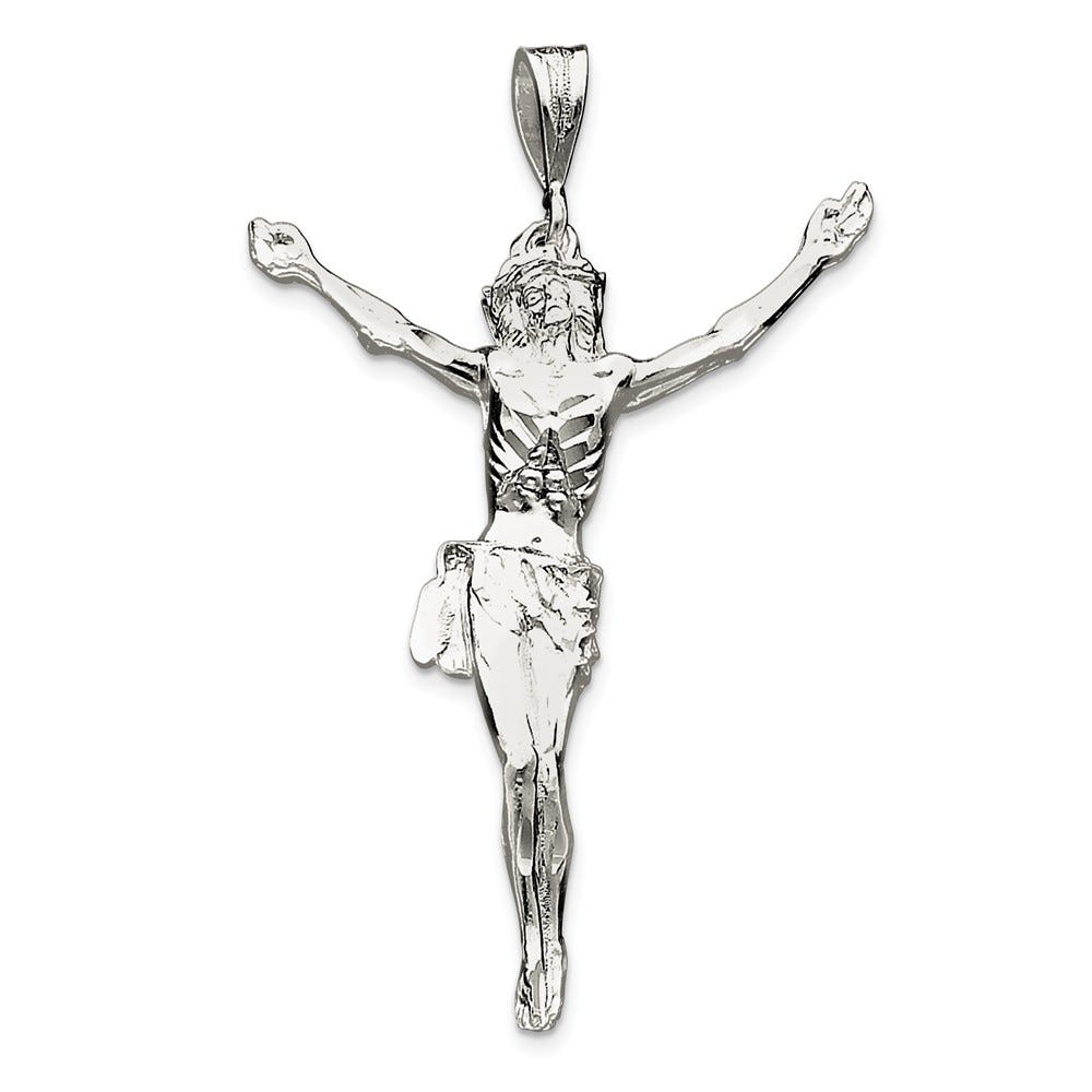 Sterling Silver Corpus (Crucified Christ) Pendant