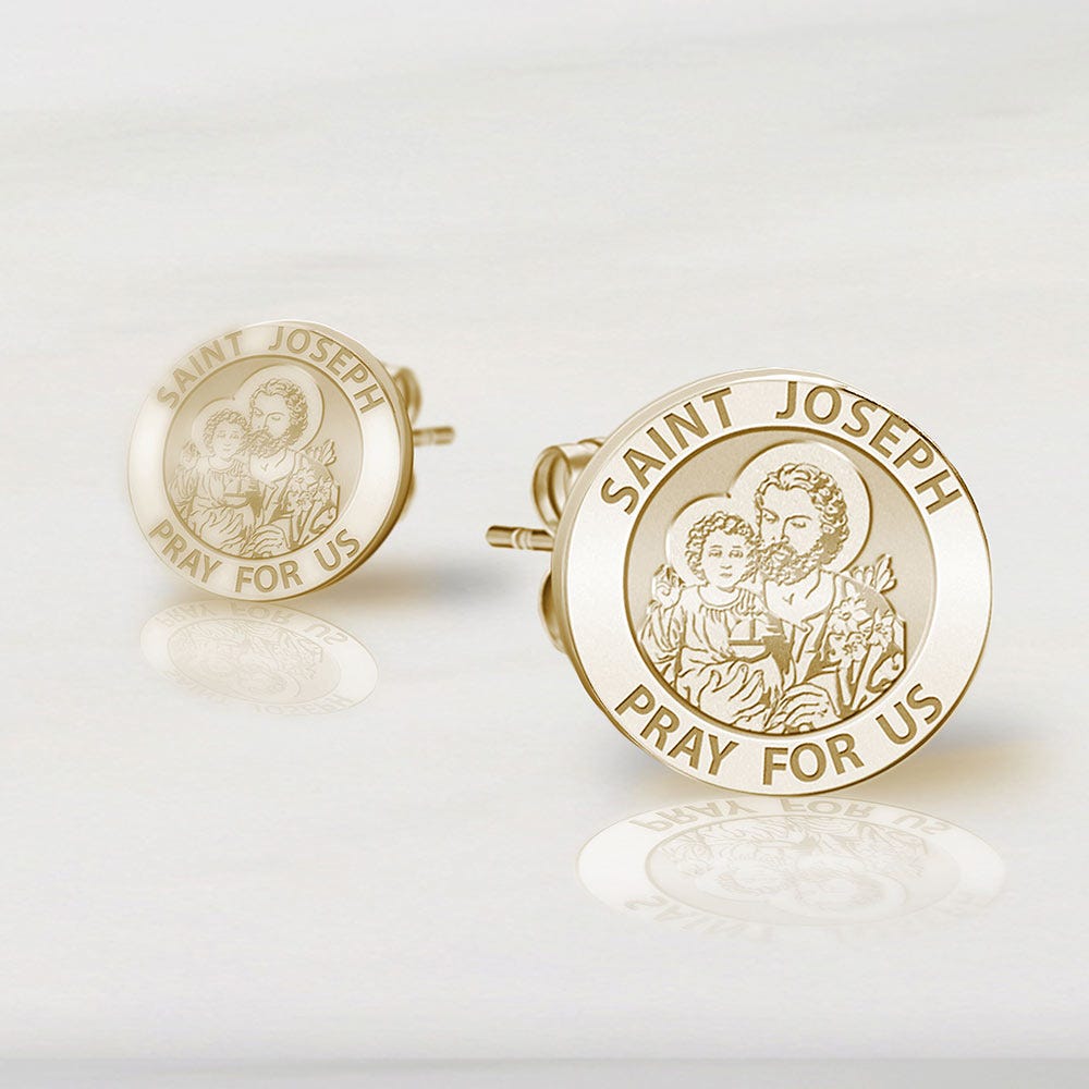 Pair of Saint Joseph Earrings