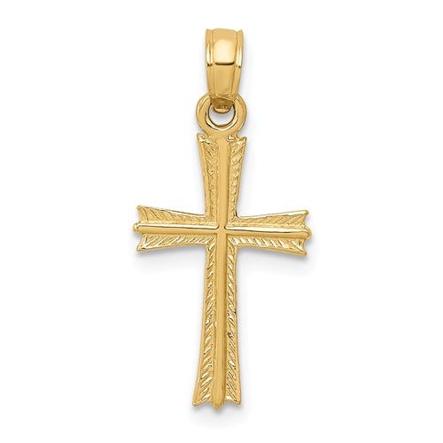 14K Cross Pendant