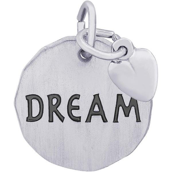 DREAM TAG W/HEART ENGRAVABLE