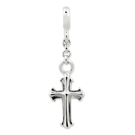 Sterling Silver Cross 1/2in Dangle Enhancer
