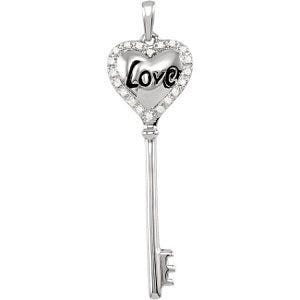 Love Is The Key Pendant