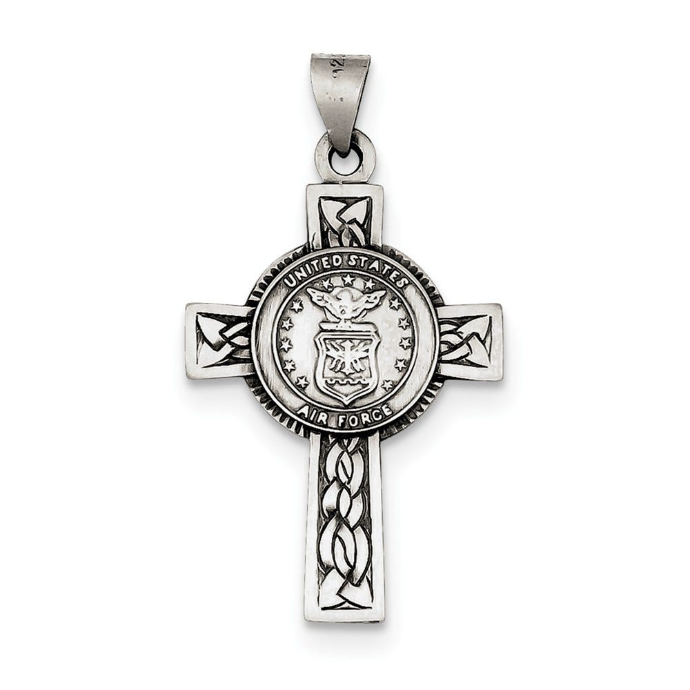 Sterling Silver US Air Force Cross Pendant