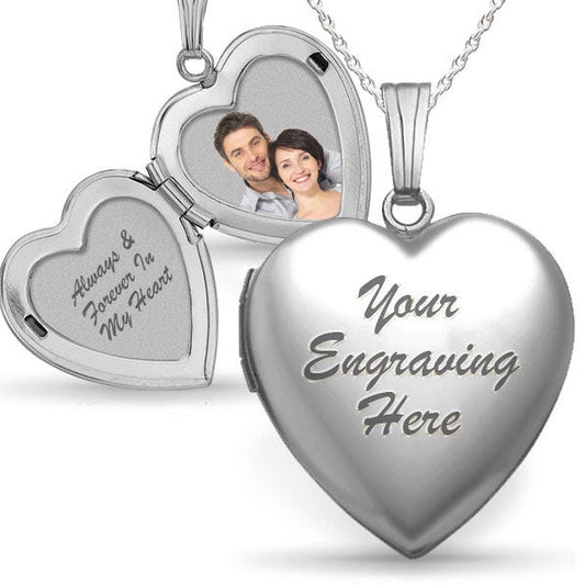 Sterling Silver Valentine's Day Locket Package