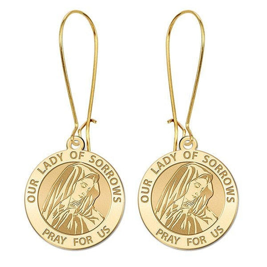 Our Lady of Sorrow Earrings "EXCLUSIVE"