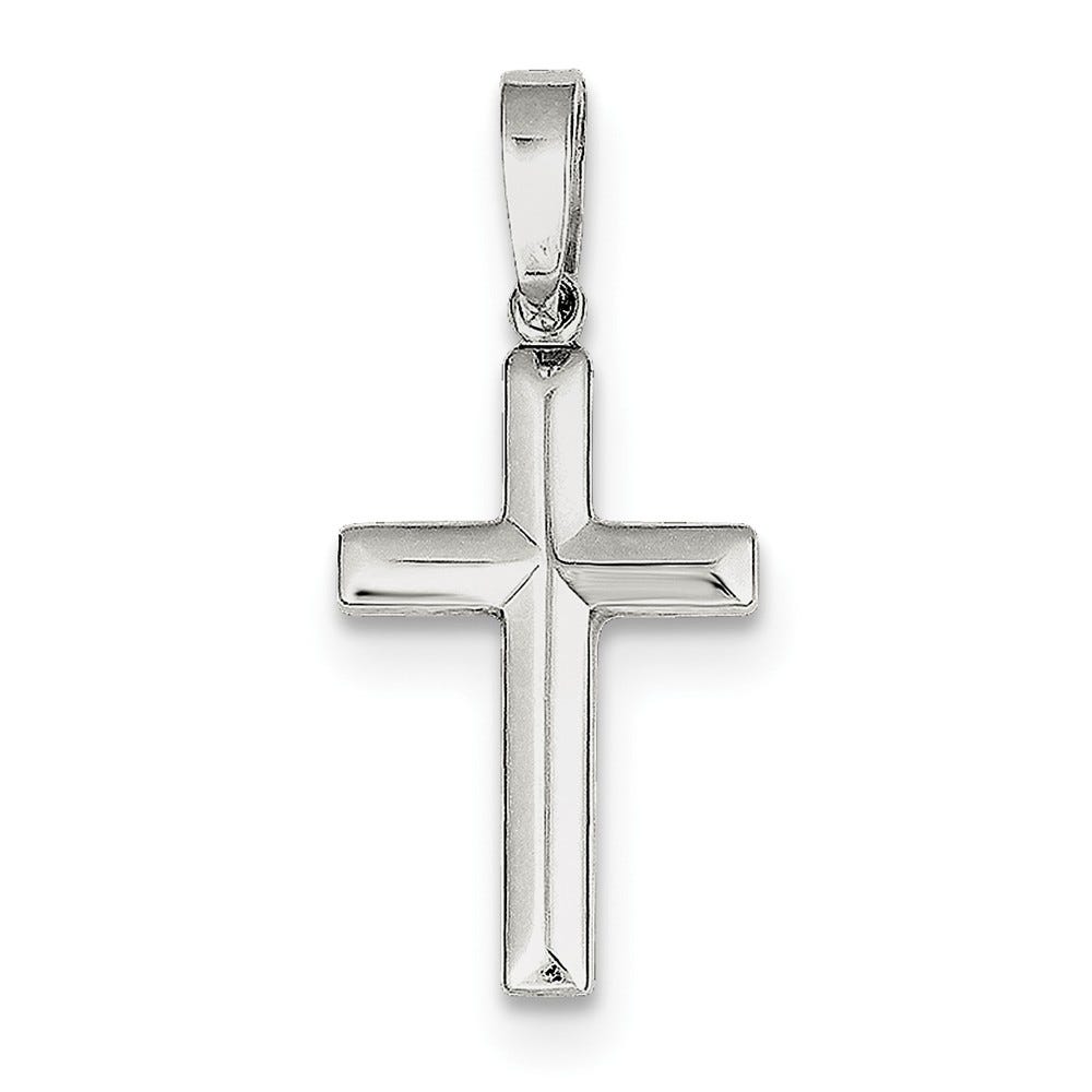 Sterling Silver Polished Cross Pendant